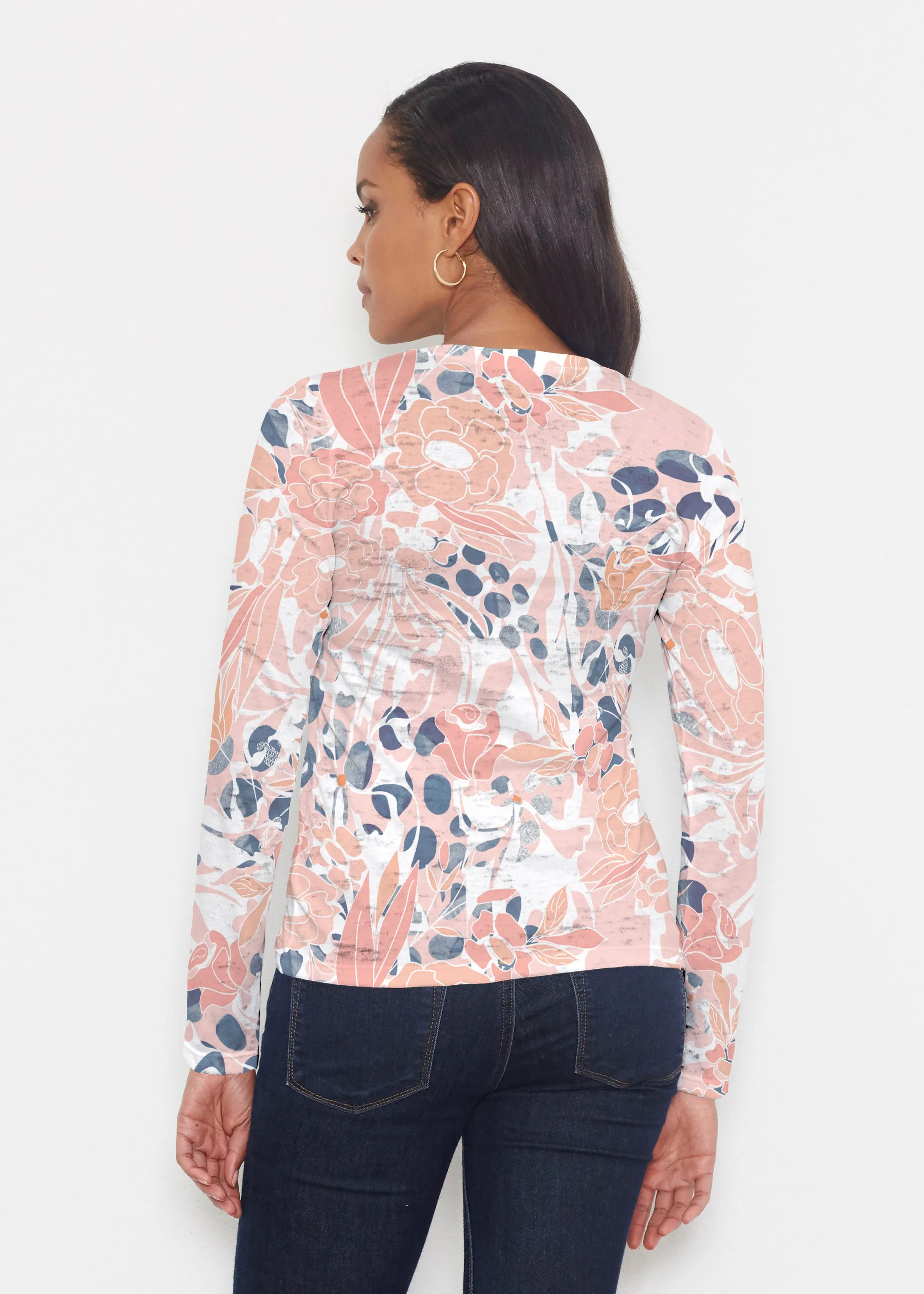 Daydream Florals (7805) ~ Signature Long Sleeve Crew Shirt