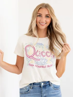 Daydreamer Queen Keep Yourself Alive Reverse GF Tee