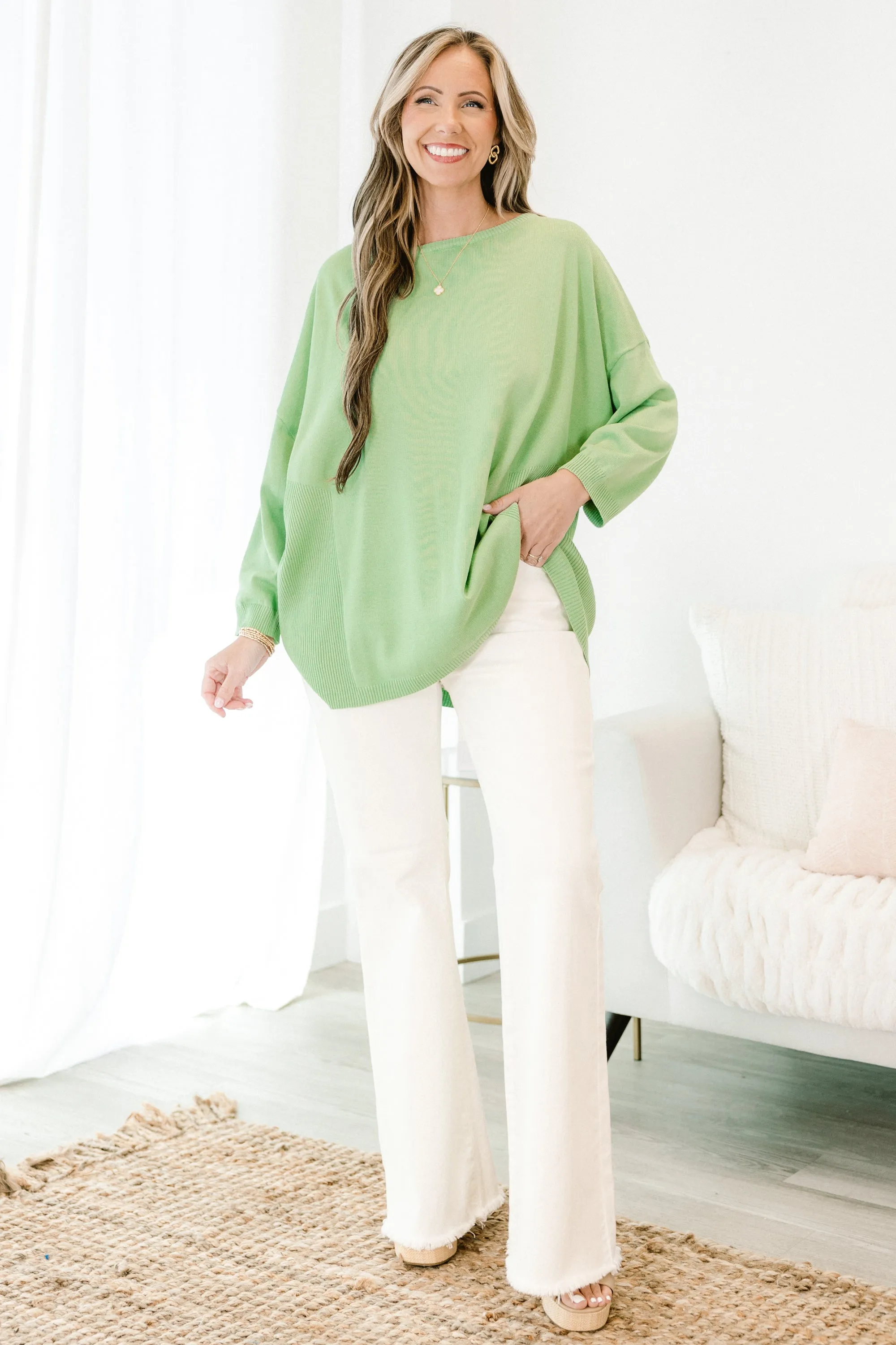 Daytime Shine Top, Green