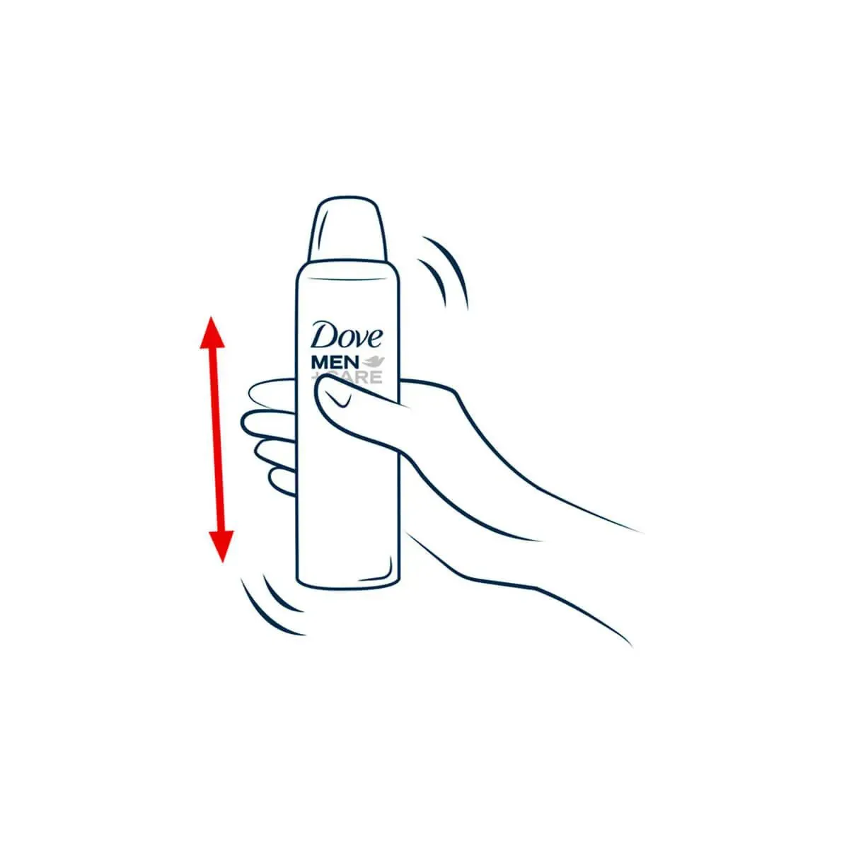 Desodorante Masculino Dove Men   Care Sports Active Fresh, Aerossol, 1 Unidade Com 150Ml