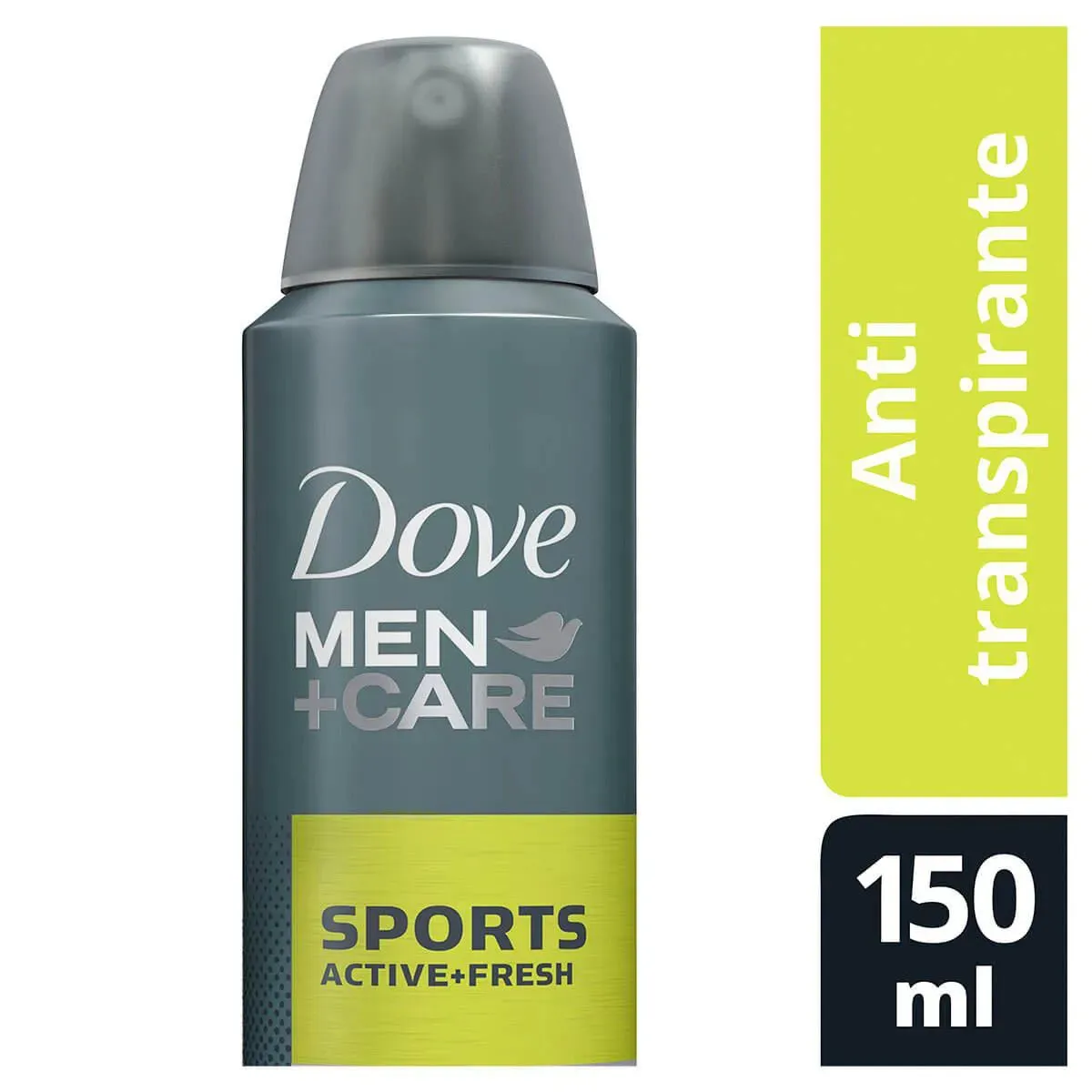 Desodorante Masculino Dove Men   Care Sports Active Fresh, Aerossol, 1 Unidade Com 150Ml