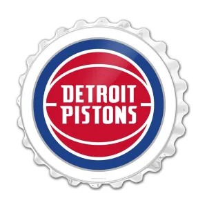 Detroit Pistons: Bottle Cap Wall Sign