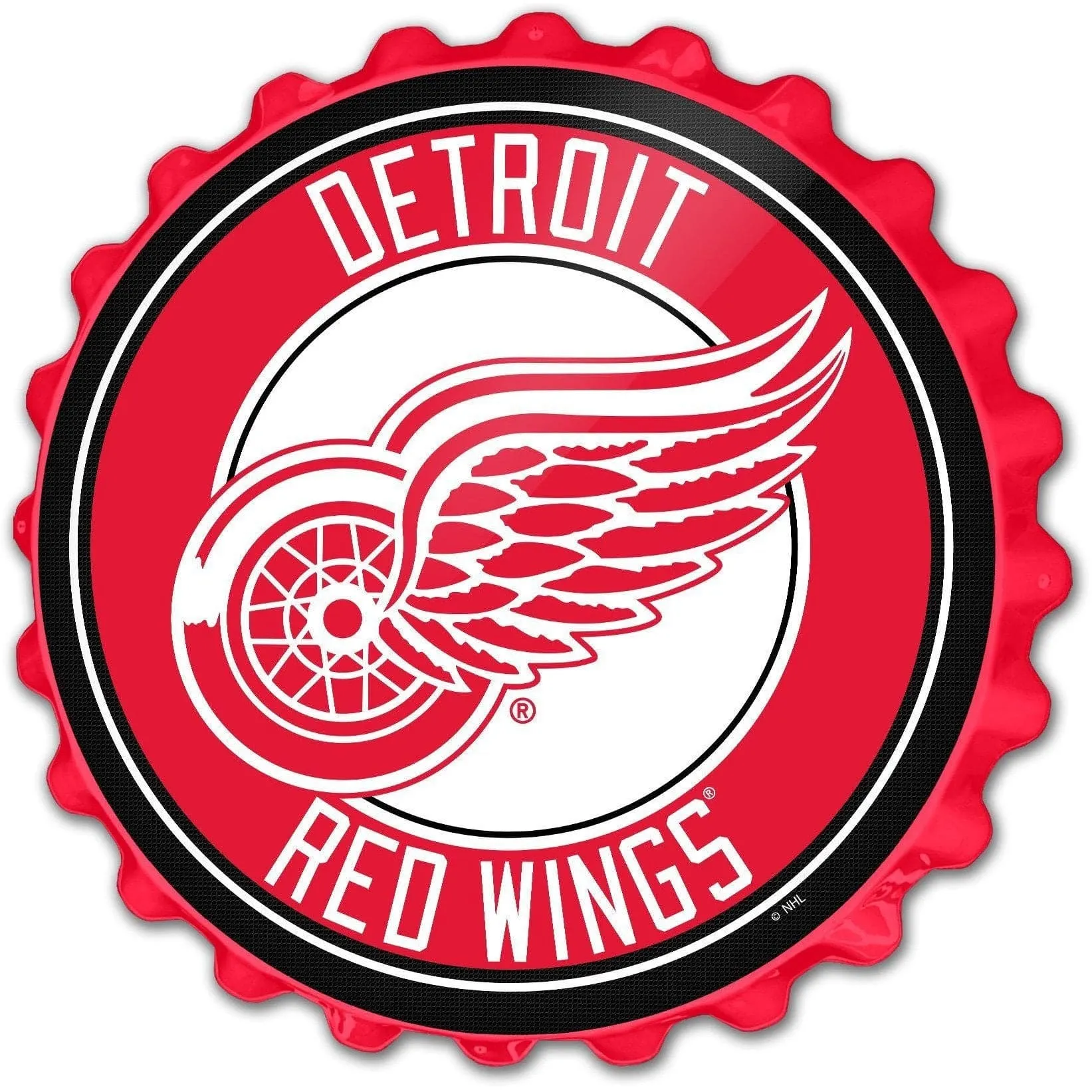 Detroit Red Wings: Bottle Cap Wall Sign