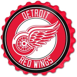Detroit Red Wings: Bottle Cap Wall Sign