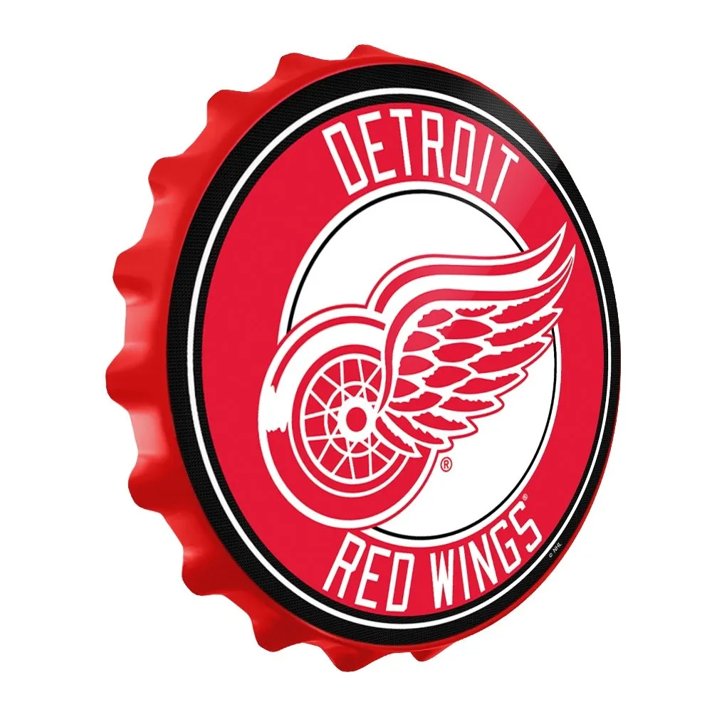 Detroit Red Wings: Bottle Cap Wall Sign