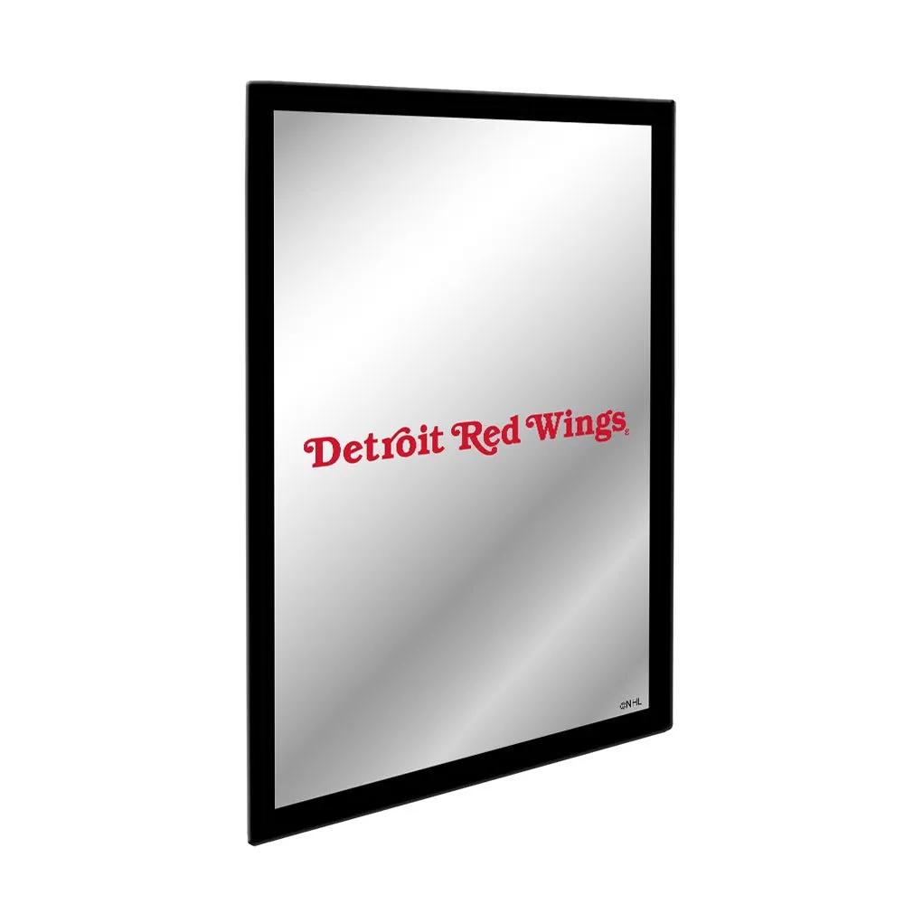 Detroit Red Wings: Logo - Framed Mirrored Wall Sign