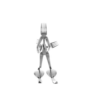 Downhill Skier Display Fork