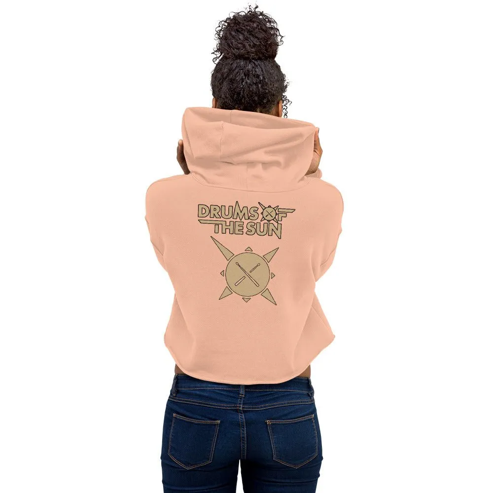 Drums of the Sun Soft Crop Hoodie