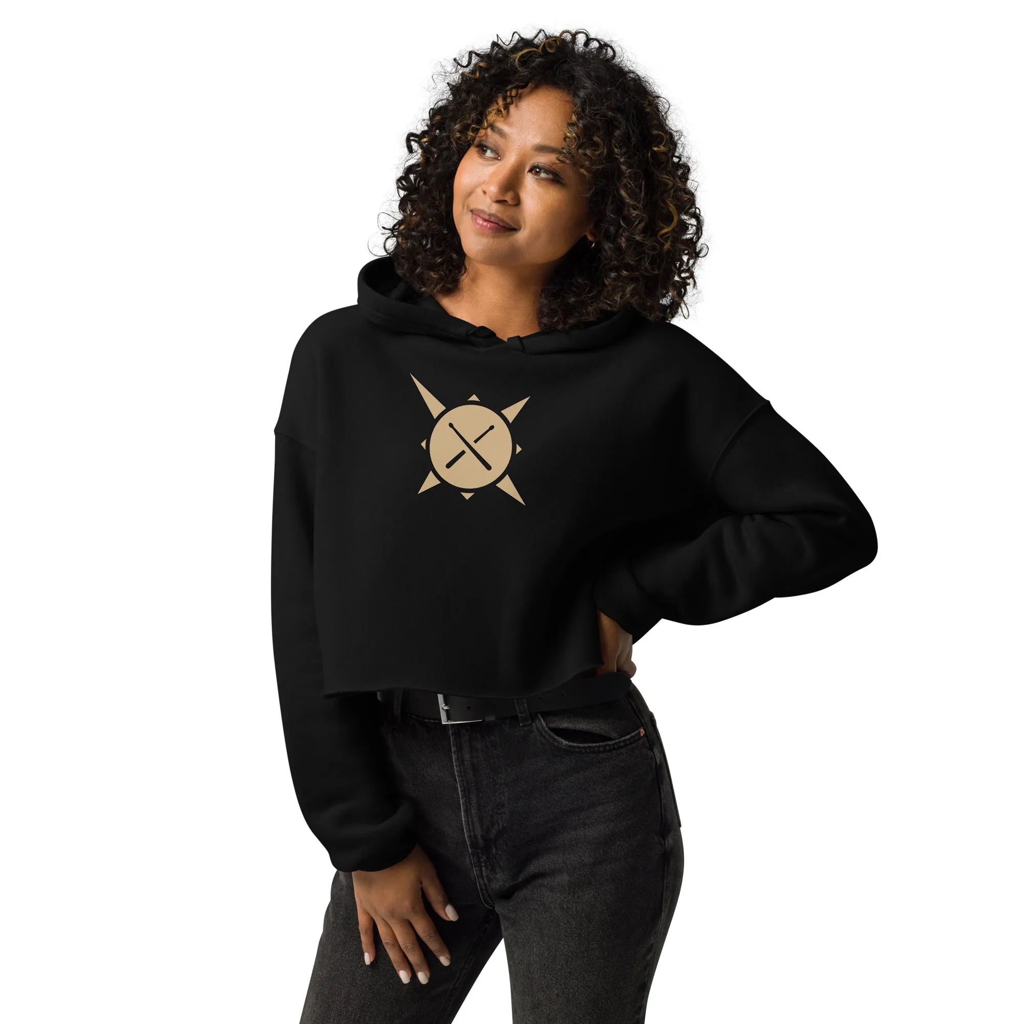 Drums of the Sun Soft Crop Hoodie