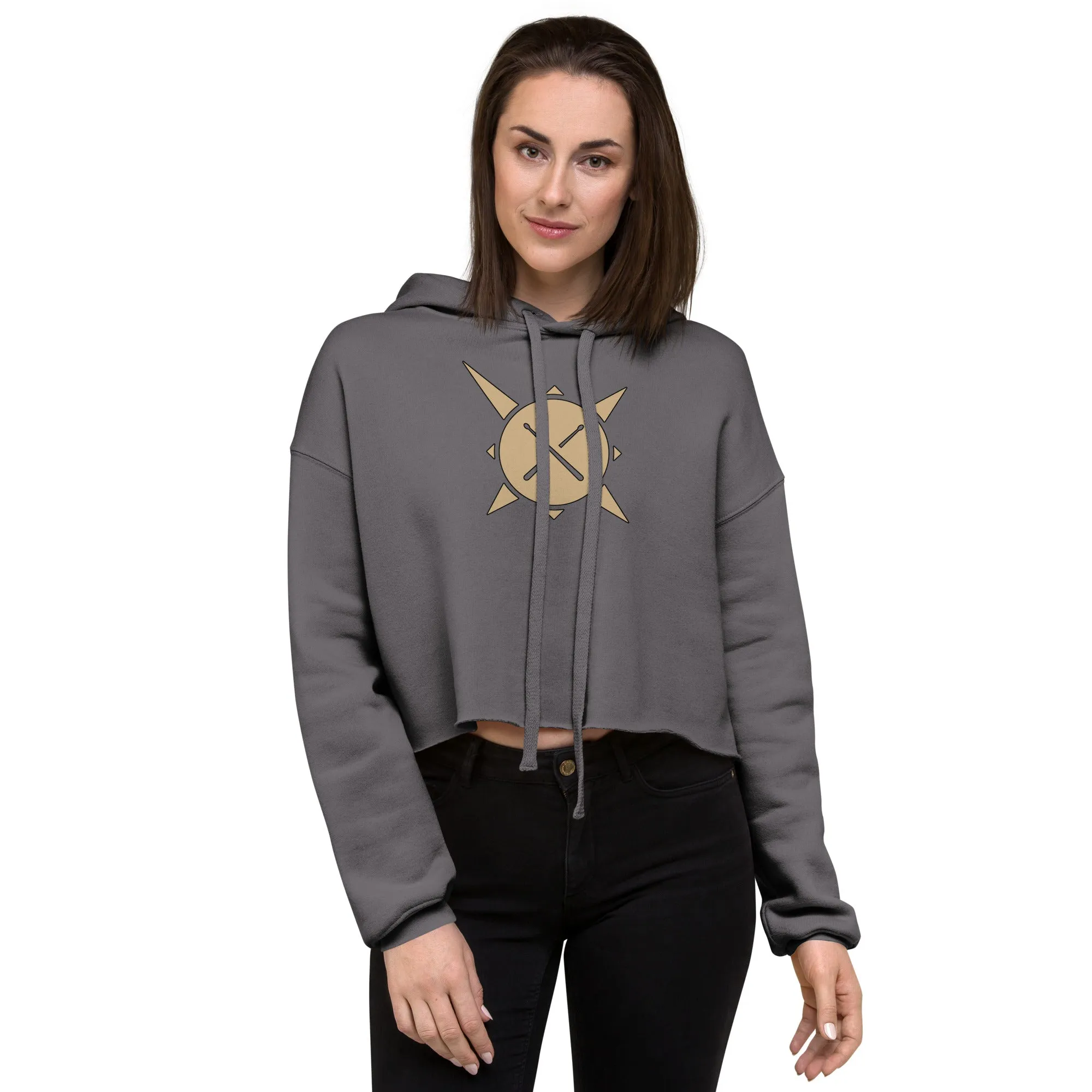 Drums of the Sun Soft Crop Hoodie