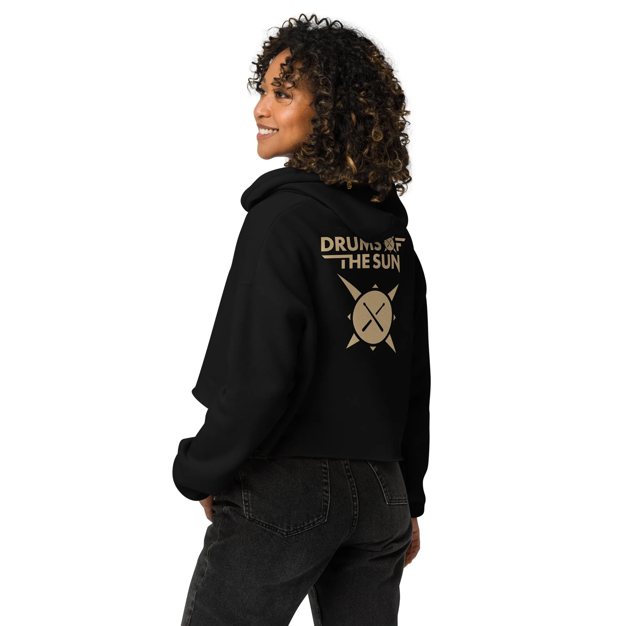 Drums of the Sun Soft Crop Hoodie