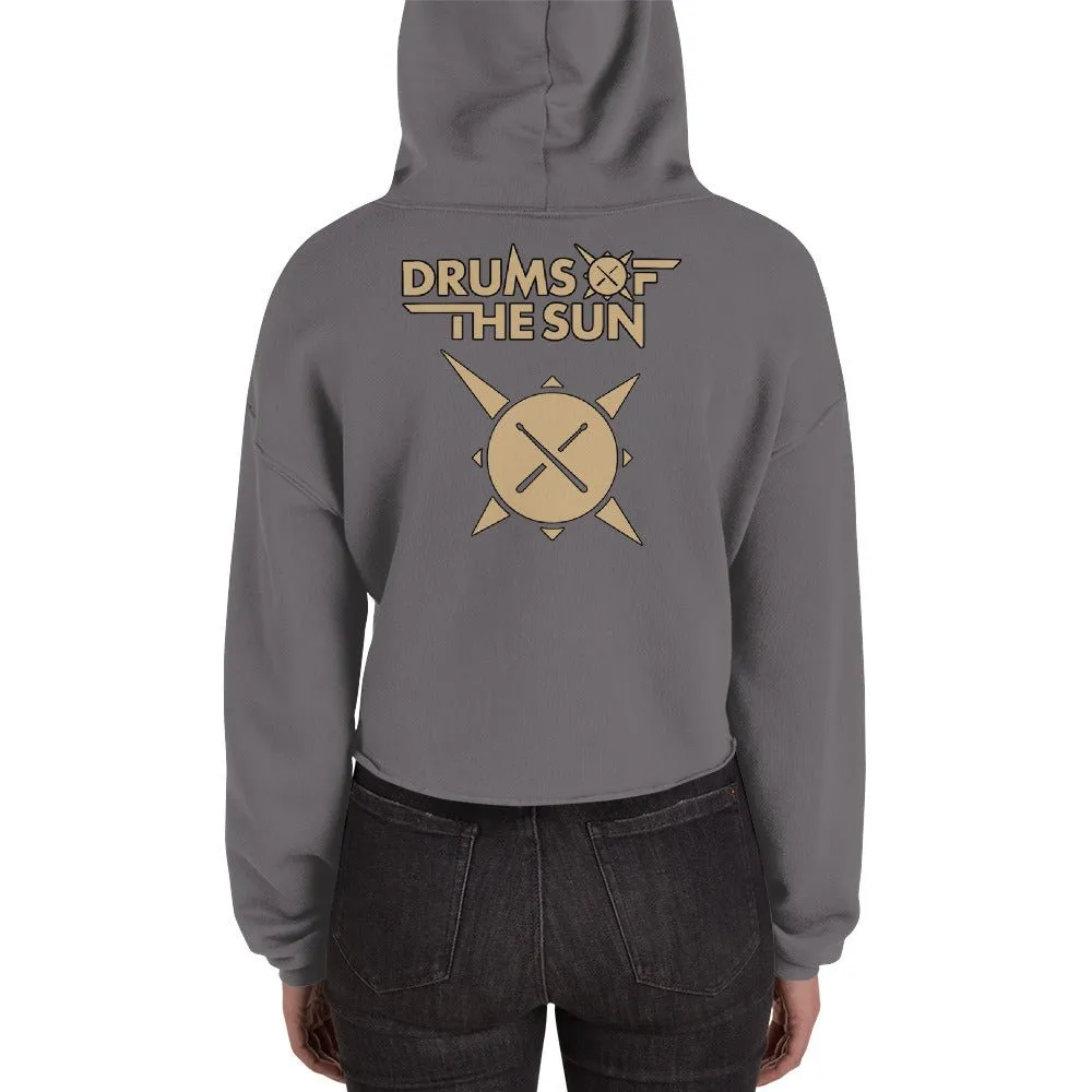 Drums of the Sun Soft Crop Hoodie