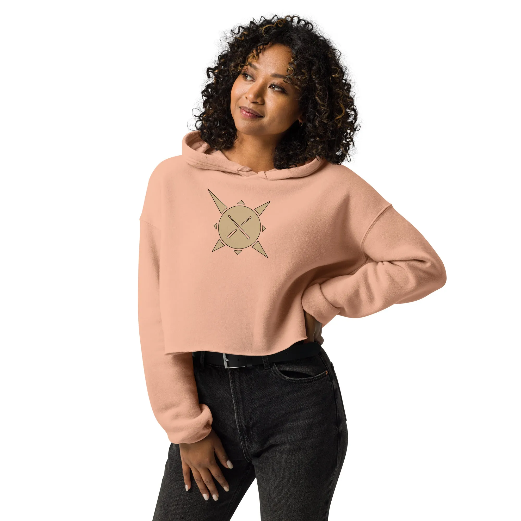 Drums of the Sun Soft Crop Hoodie