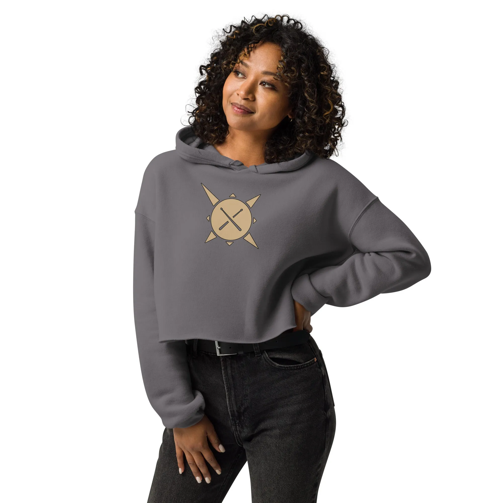 Drums of the Sun Soft Crop Hoodie