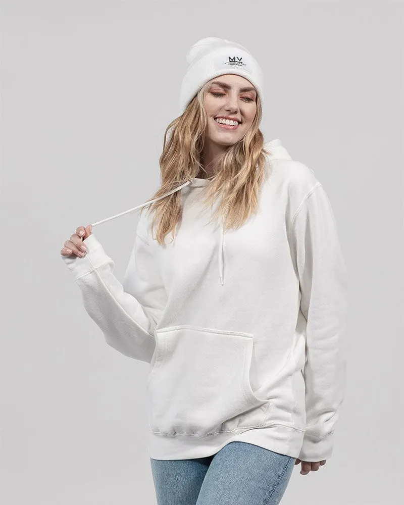 Dynamic MV Solid White Knit Beanie