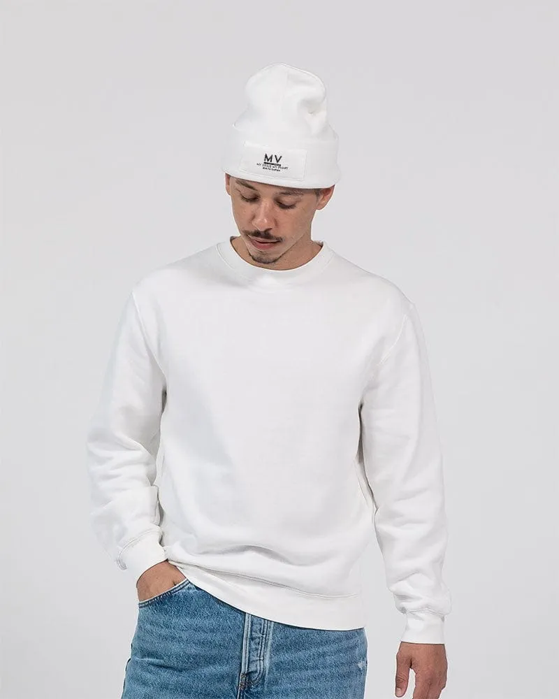 Dynamic MV Solid White Knit Beanie