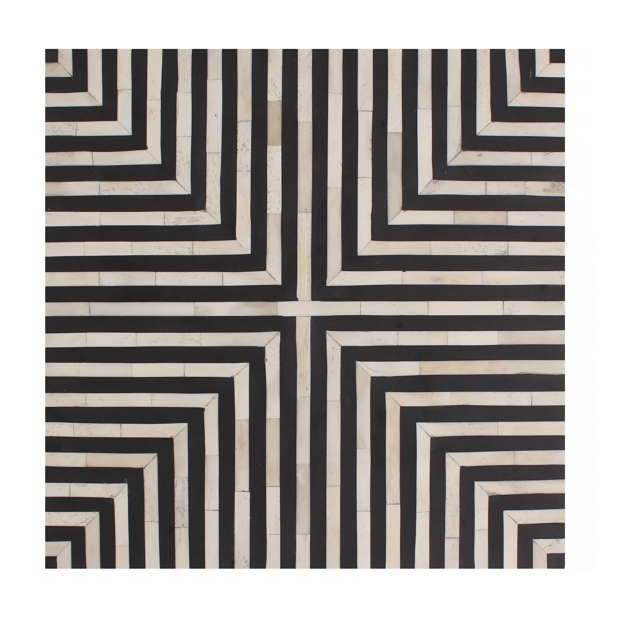 Ebony Swirl Side Table - Art Deco Inspired Design