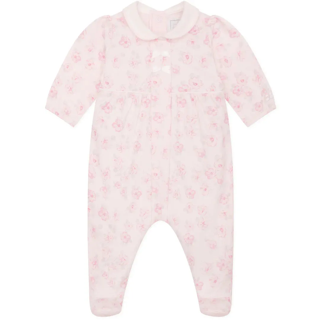 Emile et Rose Joanne Baby Girls Floral Print Babygrow and Hairband