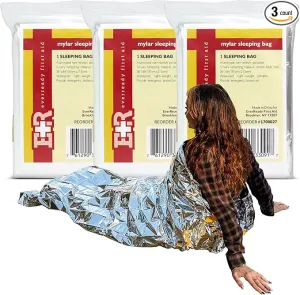 Ever Ready First Aid Emergency Space Mylar Survival Camping Sleeping Bag 36” x 84”