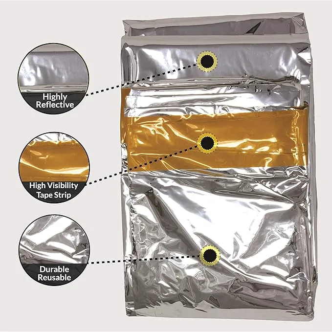 Ever Ready First Aid Emergency Space Mylar Survival Camping Sleeping Bag 36” x 84”