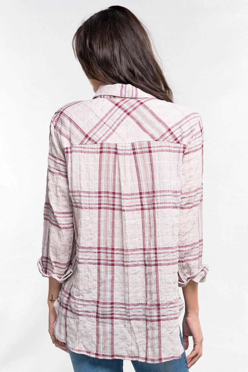 Everly Plaid Buttondown