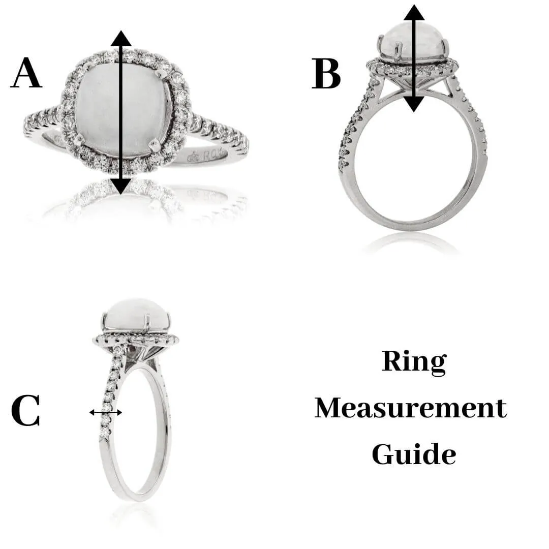 Fancy Cut London Blue Topaz & Diamond Accented Ring