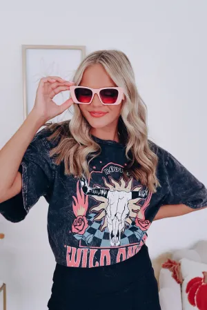 Fashion Frame Oversized Cat-Eye Sunglasses - Pink