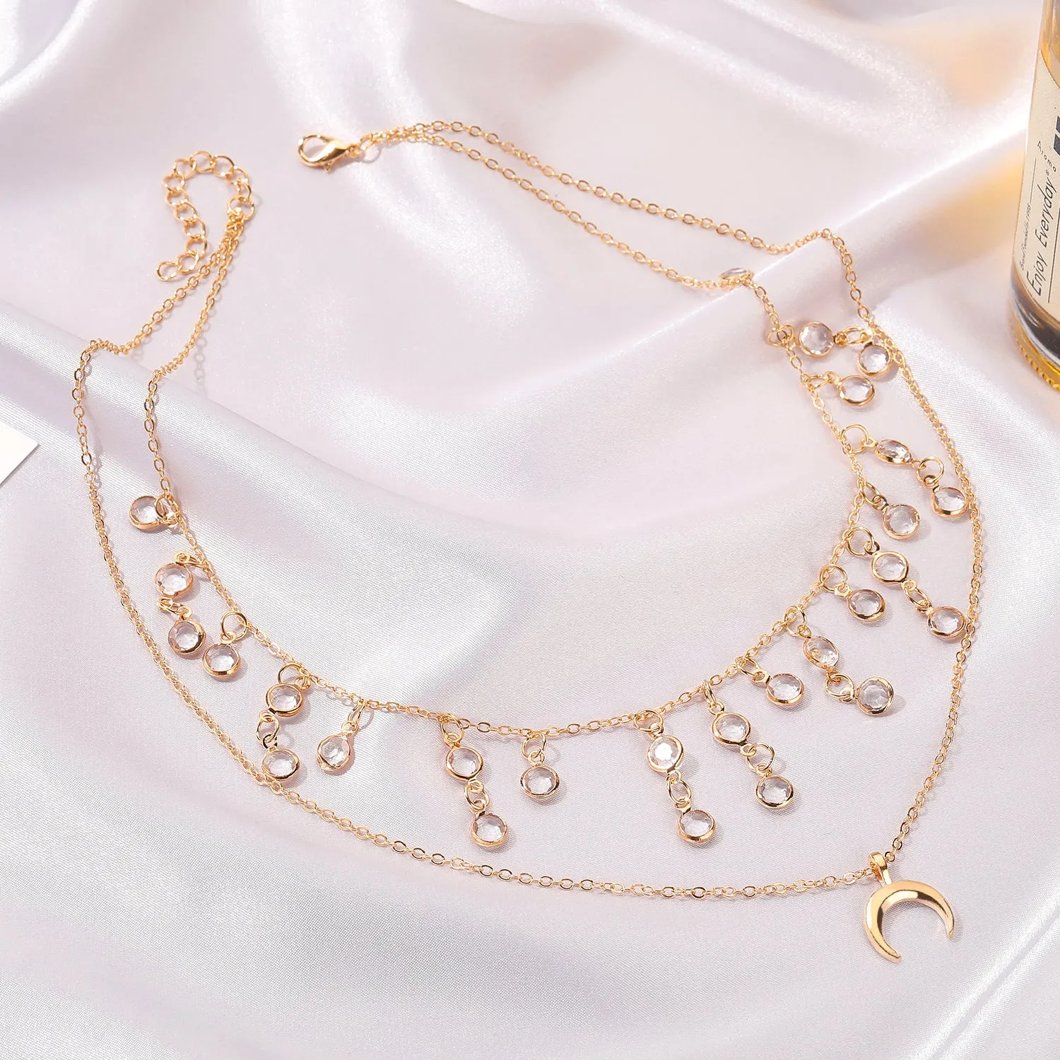 Fashion Retro Moon Necklace
