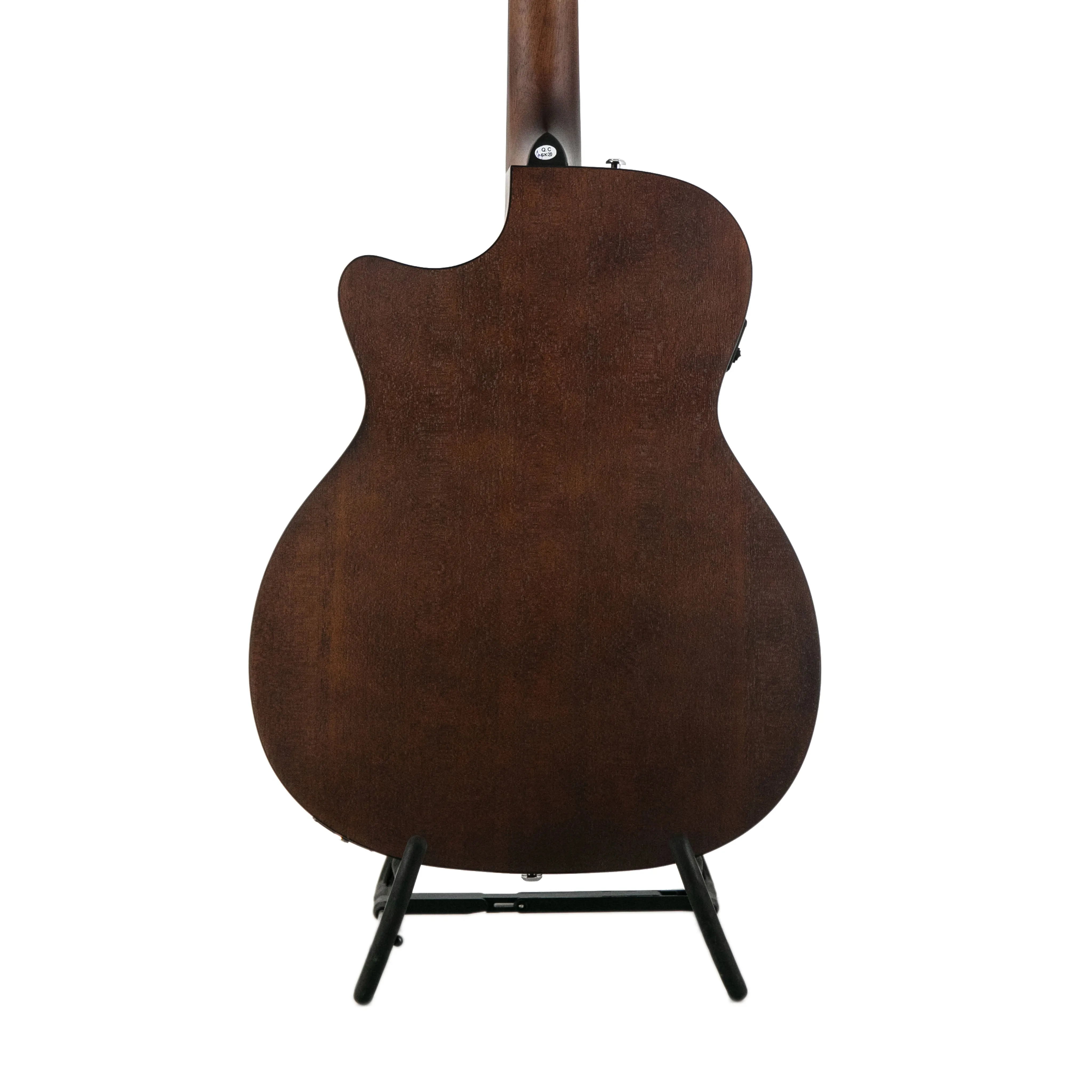 Fender Limited Edition CC-60SCE All-Mahogany Acoustic Guitar, Satin Aged Cognac Burst