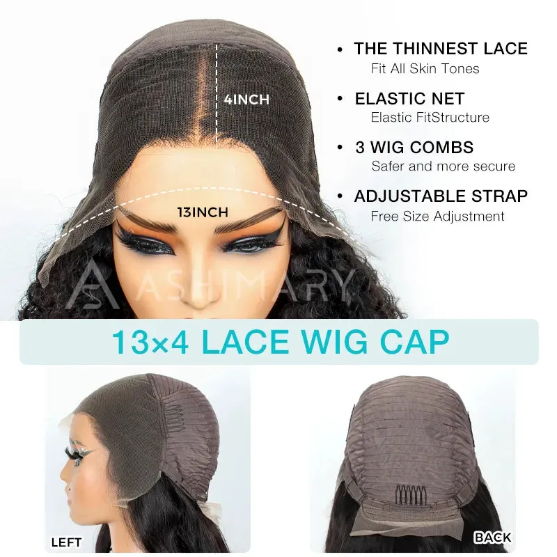 Flash Sale Trendy Layered Cut 13x4 Lace Frontal Straight Wig Butterfly Haircut 100% Human Hair