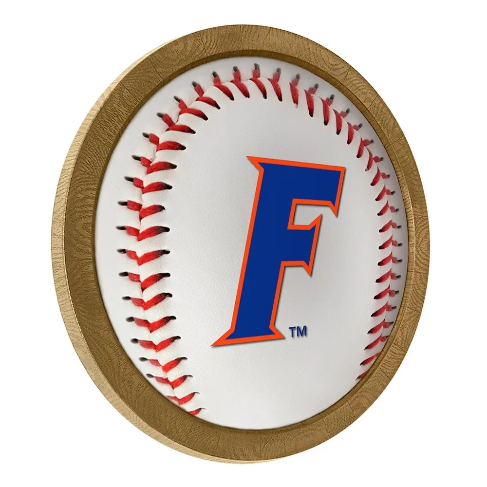 Florida Gators: Baseball - "Faux" Barrel Frame Sign