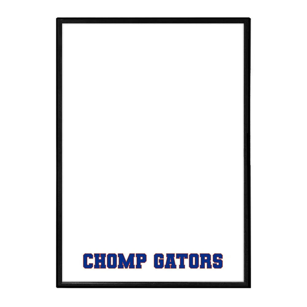 Florida Gators: Chomp Gators - Framed Dry Erase Board