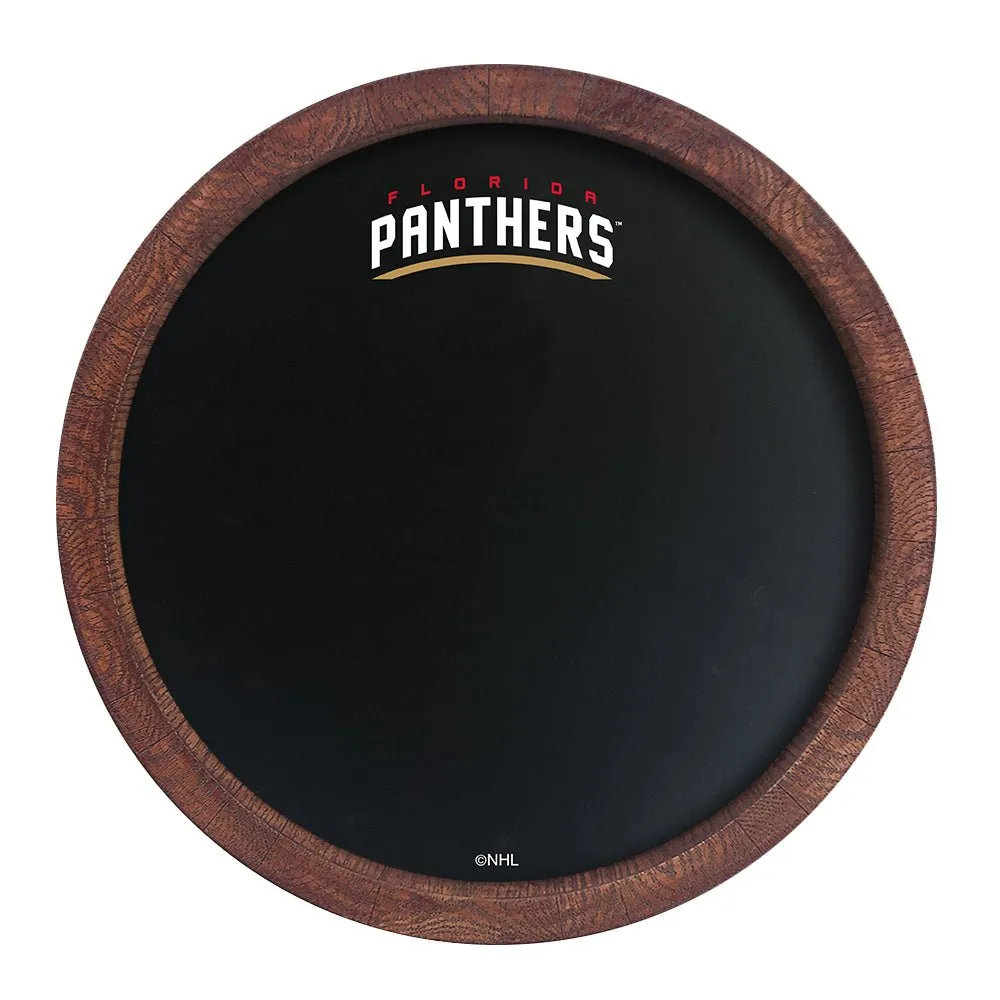 Florida Panthers: Secondary Logo - Barrel Top Chalkboard Sign