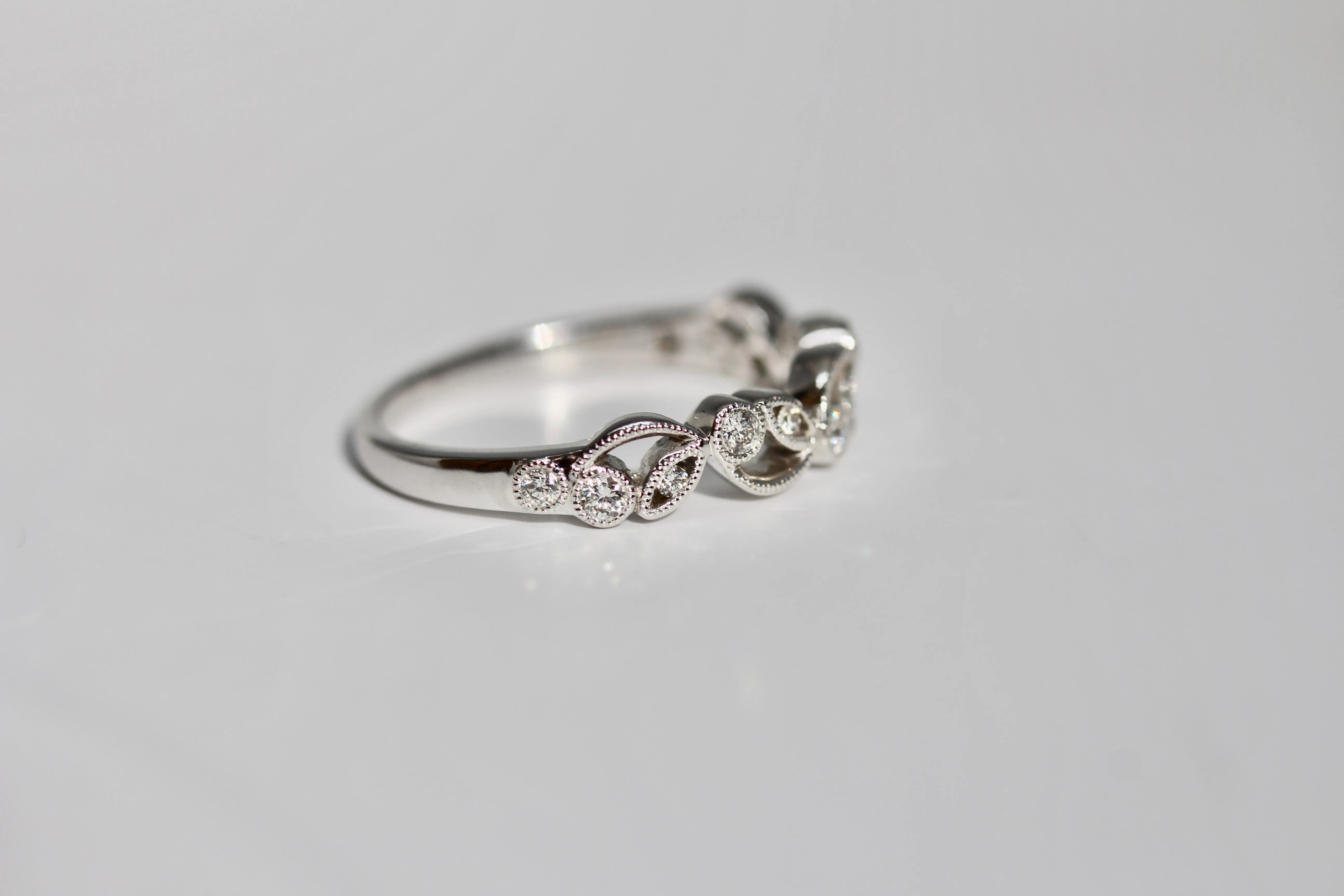 Flower and Vine Diamond Stackable