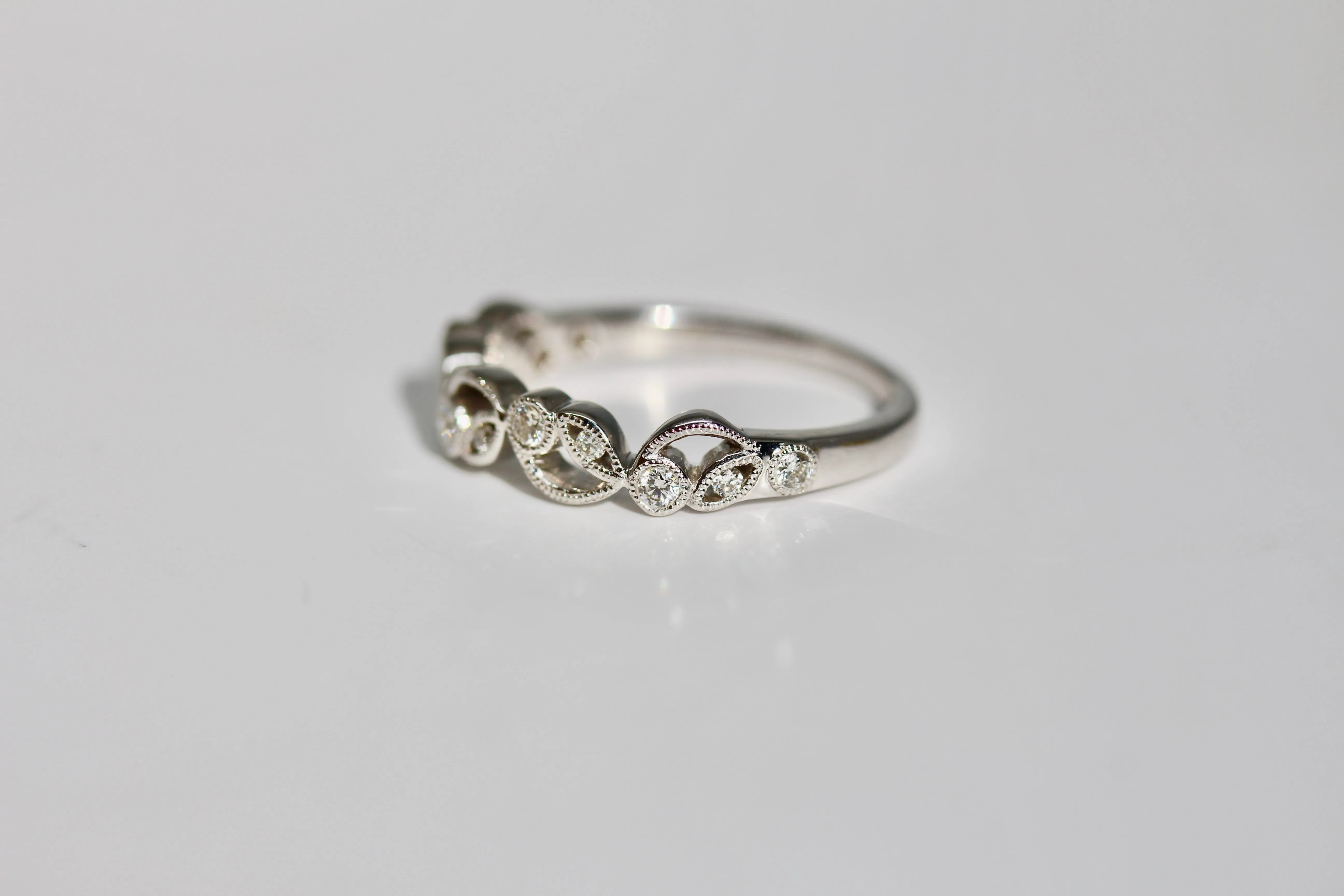Flower and Vine Diamond Stackable