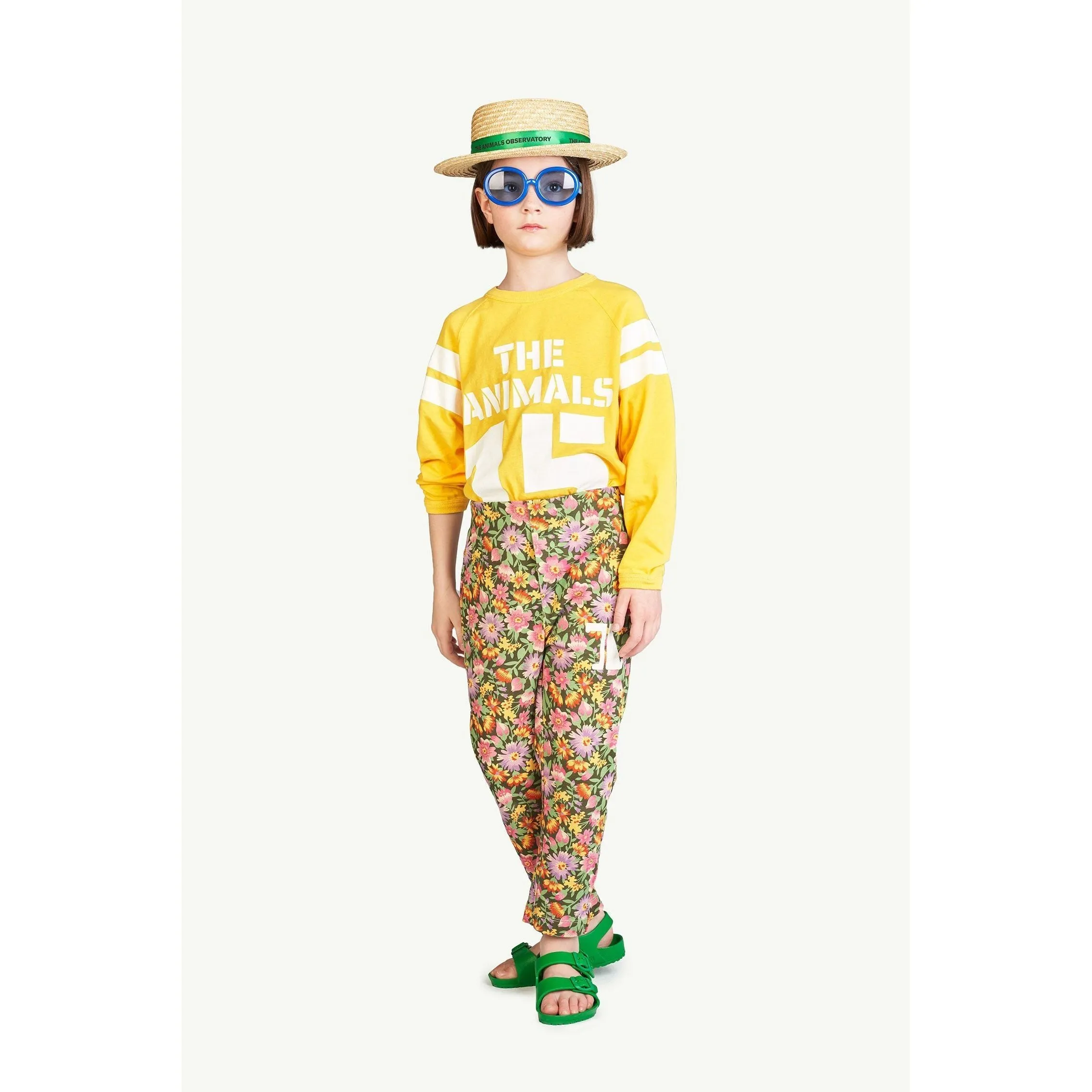 Flowers Beige Camaleon Pants