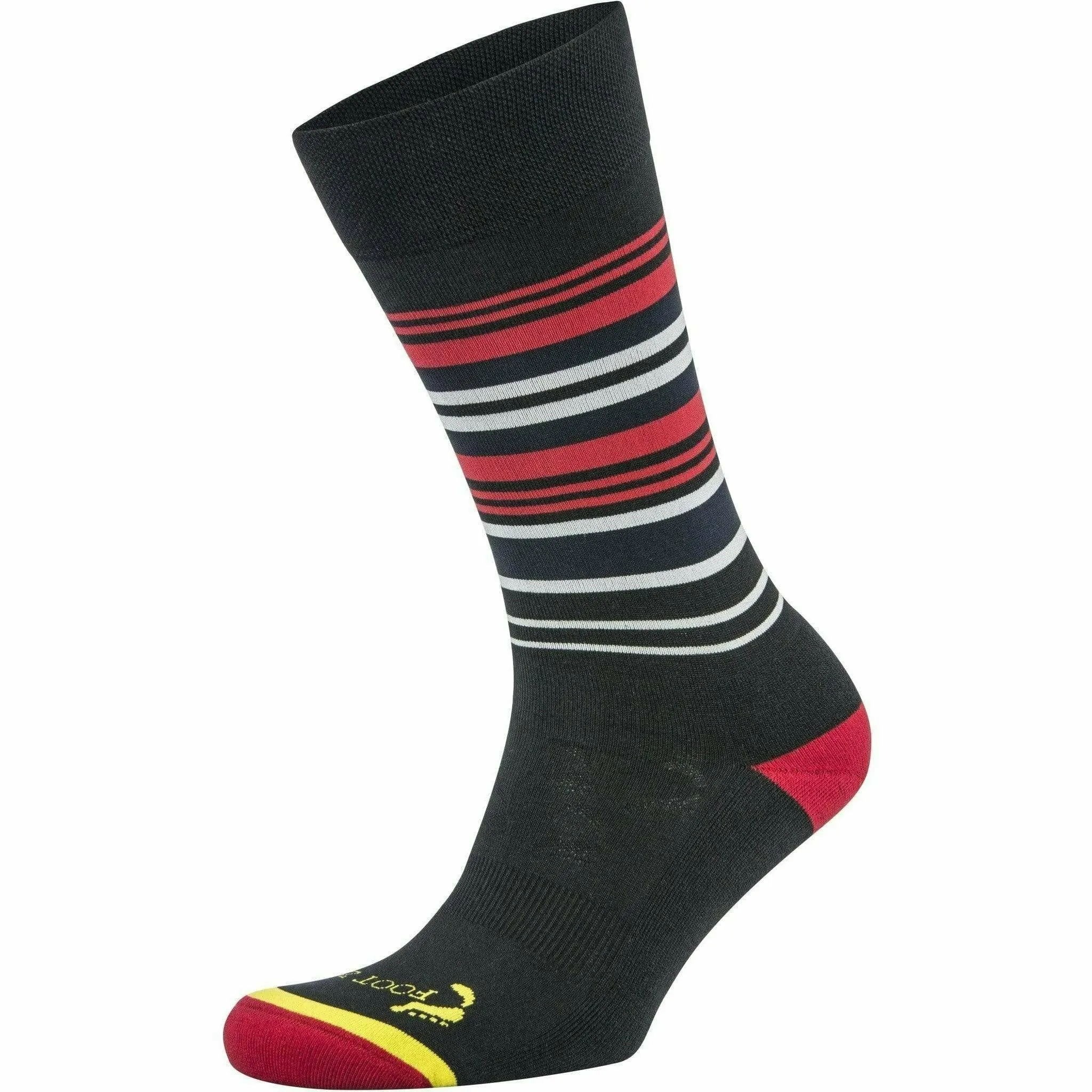 Foot Zen by Balega Mens Fashion Stripes Crew Socks