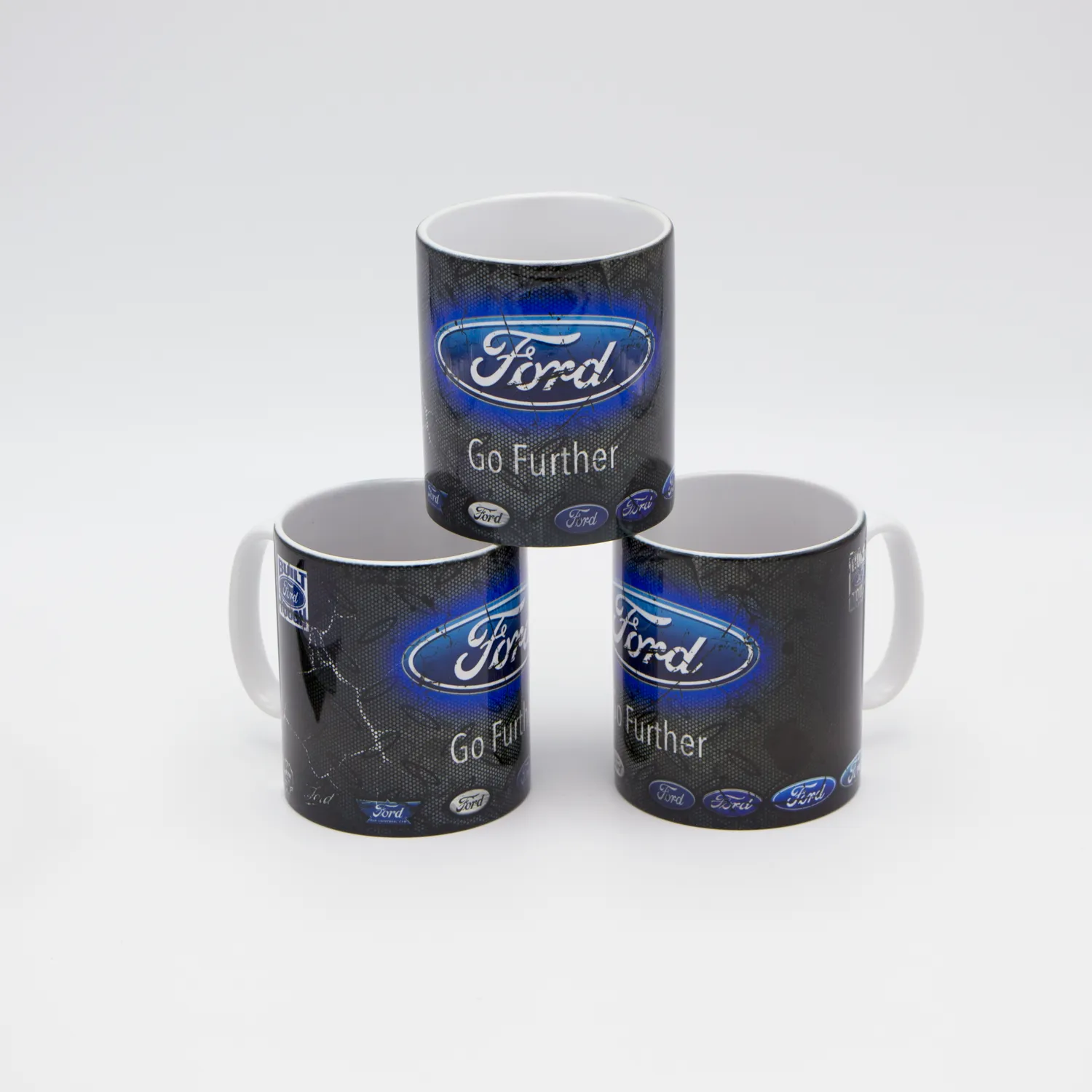 Ford inspired Retro/ Vintage Distressed Look Oil Can Mug - 10z