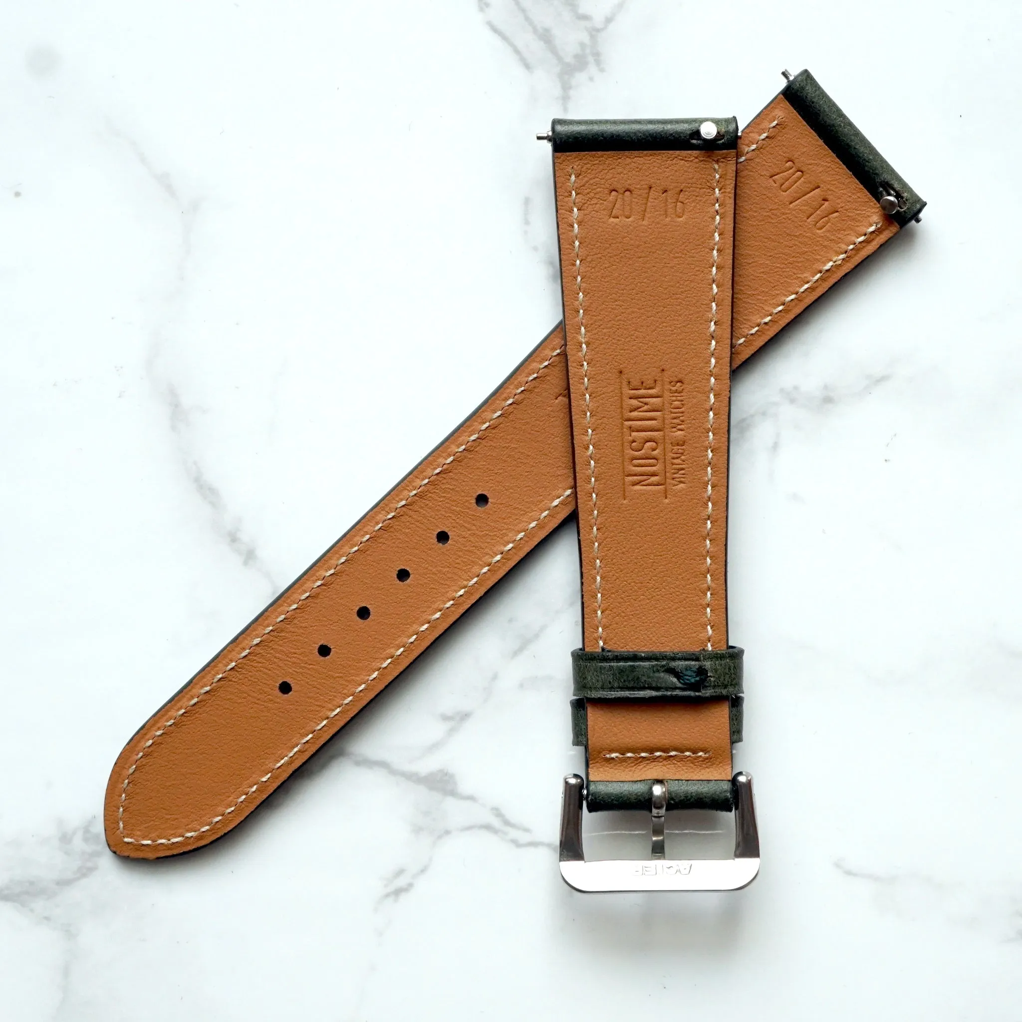 FOREST GREEN CHROMEXCEL STANDARD STRAP