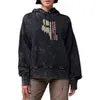 FOX RACING WOMEN'S THROTTLE OVERSIZED HOODED SWEATSHIRT