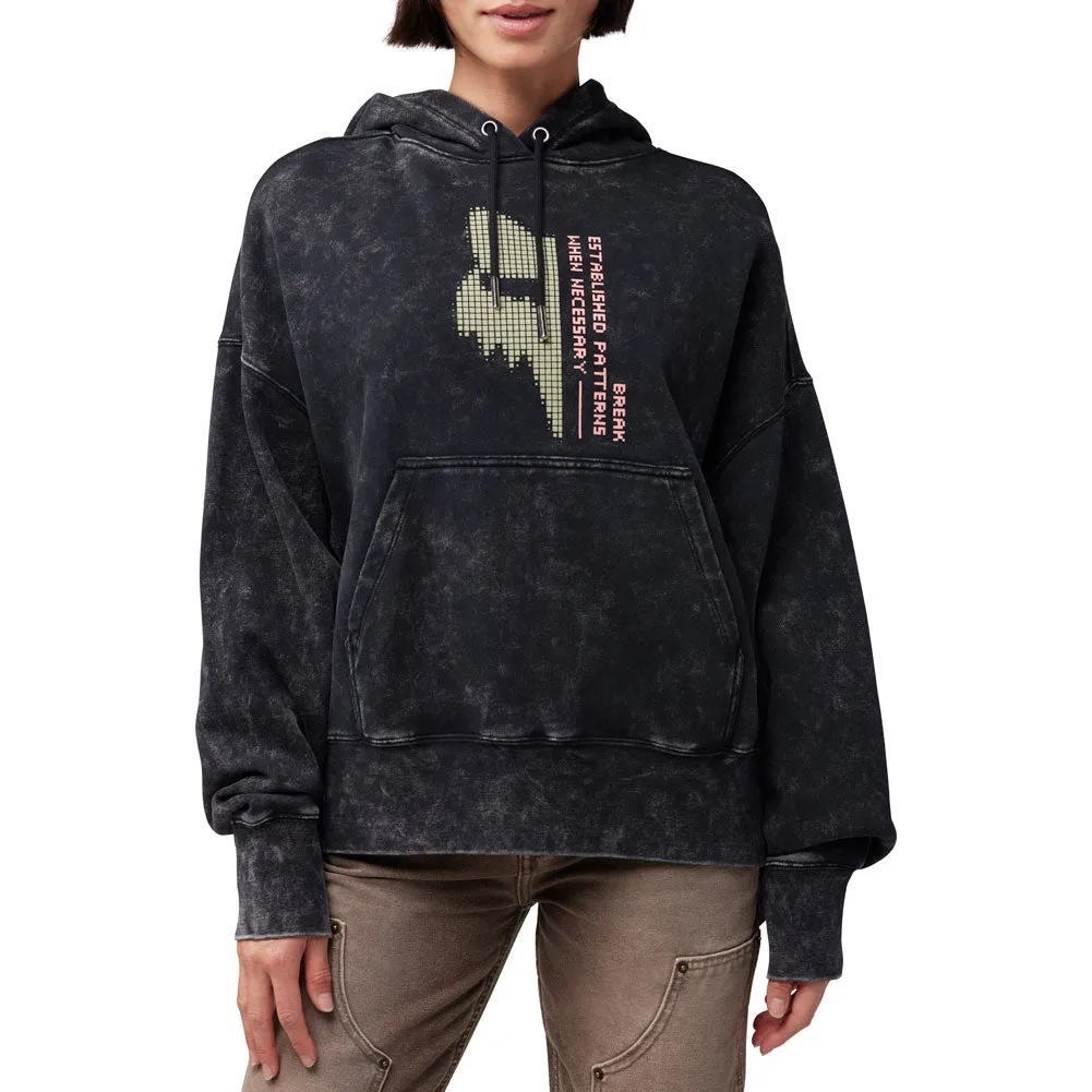 FOX RACING WOMEN'S THROTTLE OVERSIZED HOODED SWEATSHIRT