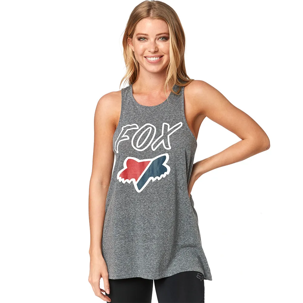 FOX WOMENS CIVIC STADIUM TANK [HEATHER GRAPHITE]