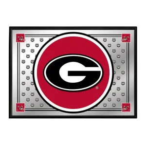 Georgia Bulldogs: Team Spirit - Framed Mirrored Wall Sign