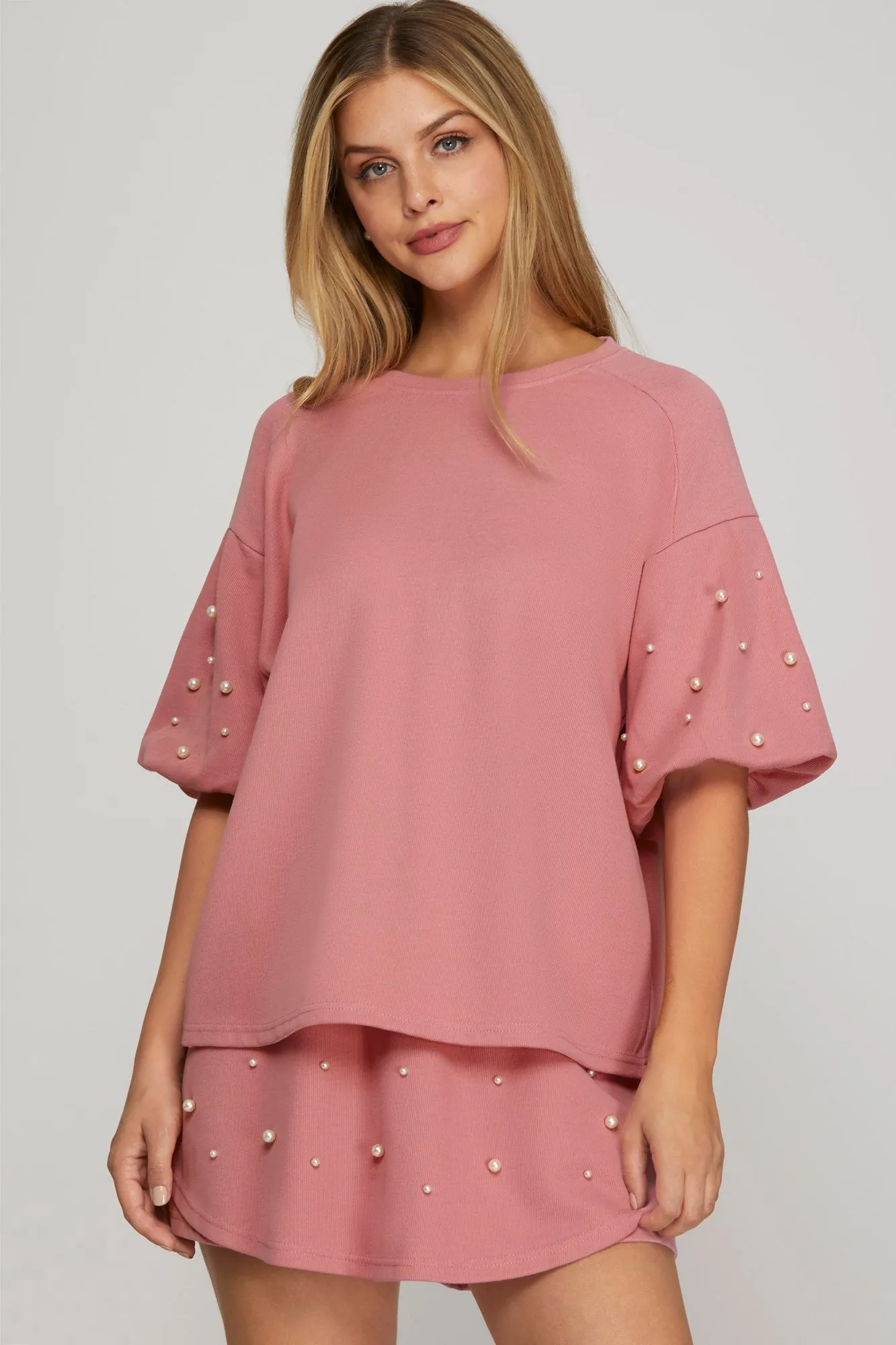 Gianna Pearl Sleeve Top