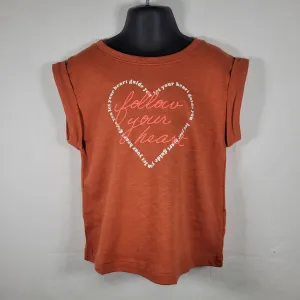 Girls' Cat & Jack XS Cinnamon Short Sleeve Crop Graphic T-Shirt