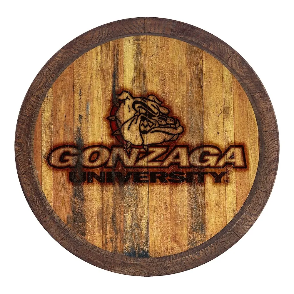 Gonzaga Bulldogs: Branded "Faux" Barrel Wall Sign