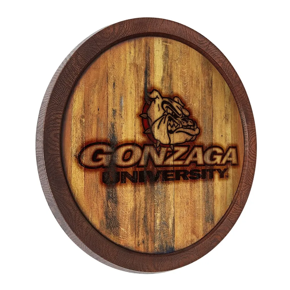 Gonzaga Bulldogs: Branded "Faux" Barrel Wall Sign