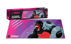 Gorilla Gaming Extended Mouse Pad - Neon Pink