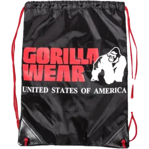 Gorilla Wear Drawstring Bag - Black/Red
