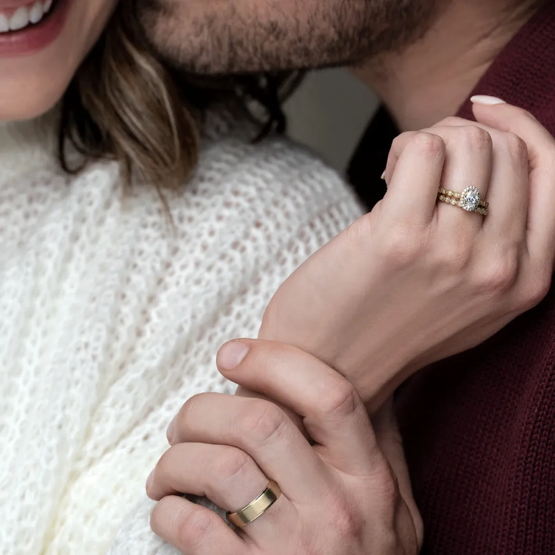 Grace Halo Engagement Ring (setting only)